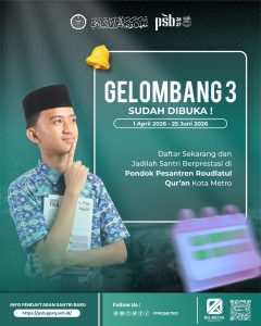 Penerimaan Santri Baru 2026–2027 – Gelombang 3 Telah Dibuka!